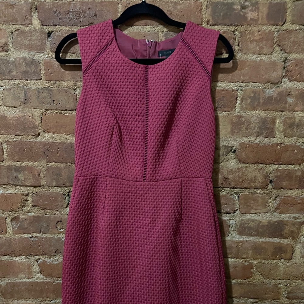 J.Crew Raspberry Shift Dress size 6 - Picture 9 of 11